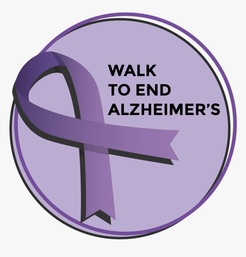 Walk To End Alzheimer's Ribbon, HD Png Download kindpng