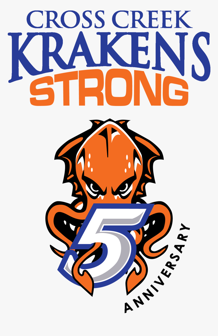 Cross Creek Krakens Swim Team Logo - Poster, HD Png Download, Free Download