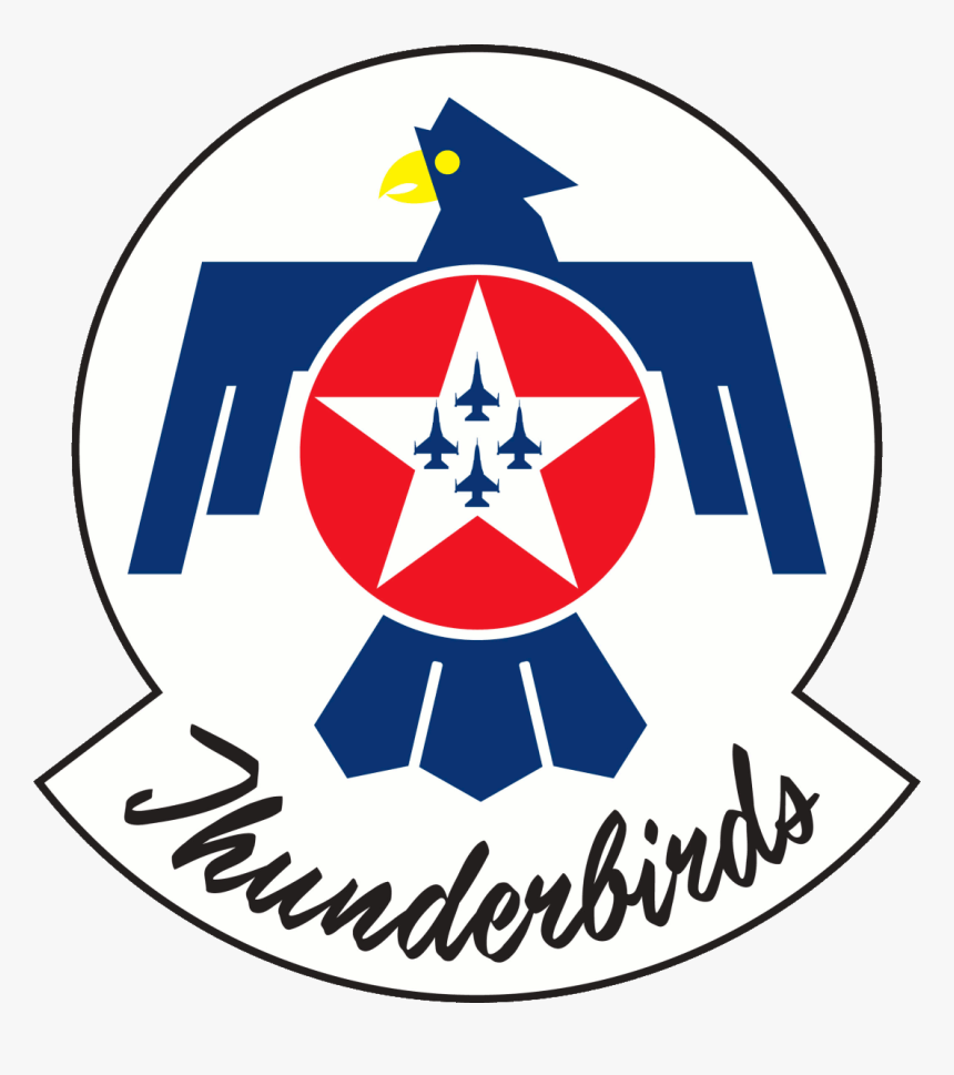 united states air force thunderbirds air force thunderbirds logo hd png download kindpng air force thunderbirds logo hd png