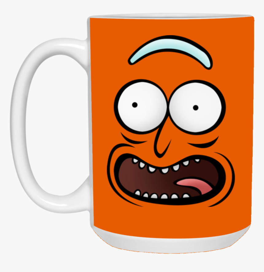 Rickz Pickles Funny Face Emoji Rick Mug Cup Gift - Mug, HD Png Download, Free Download