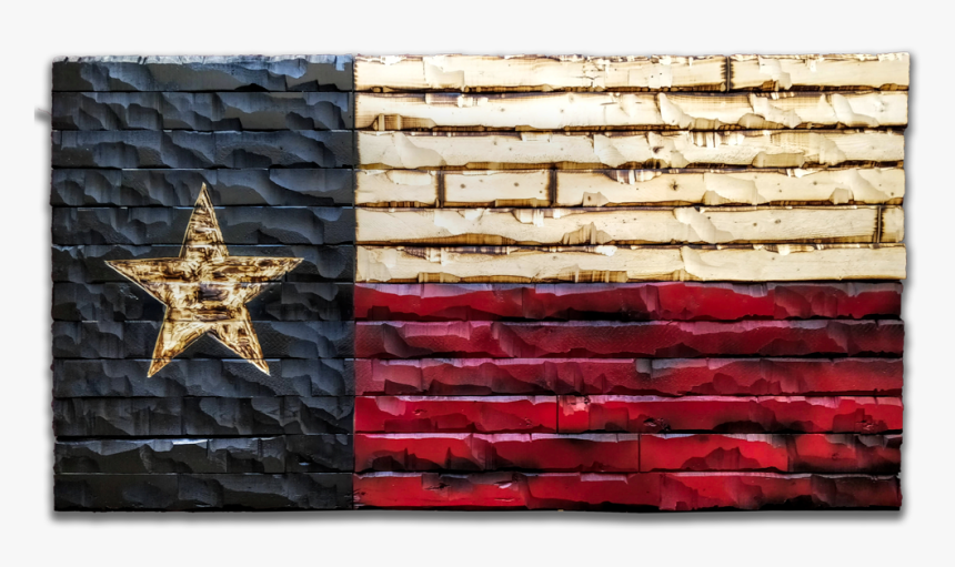 Texas State Flag Rustic Wood Decor 59x29"
 Class="lazyload - Plank, HD Png Download, Free Download