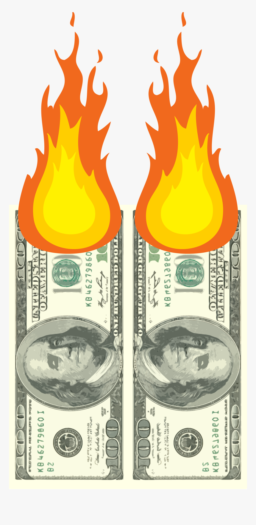 Money On Fire Png - Money On Fire Transparent, Png Download, Free Download