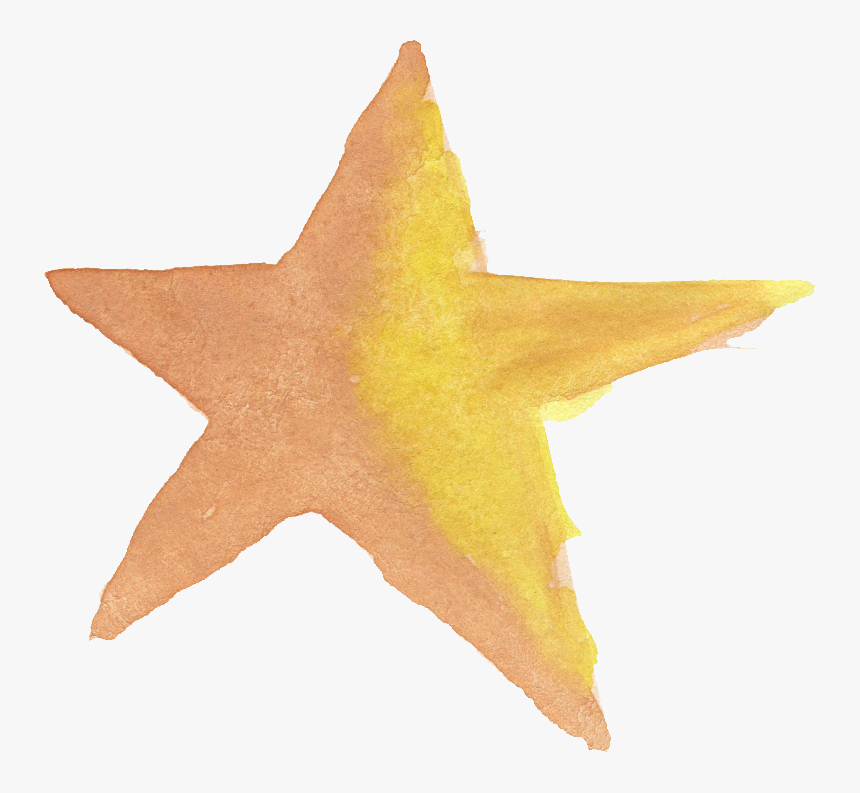 Watercolor Star Png, Transparent Png, Free Download