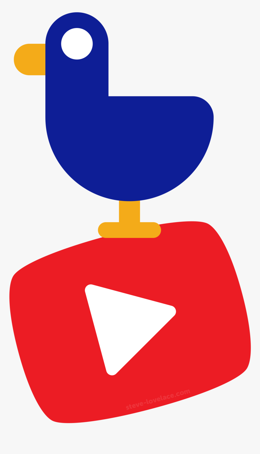 Kurz Gezagt-style Bird On Youtube Logo - Kurzgesagt Logo Transparent, HD Png Download, Free Download