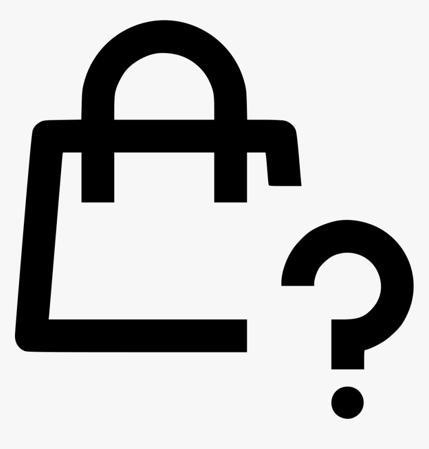 Bag Question Mark - Question Mark With Bag, HD Png Download, Free Download