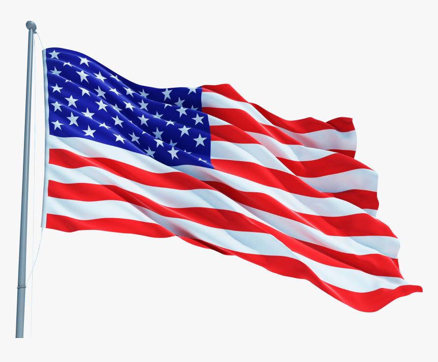 Flag Of The United States Raising The Flag On Iwo Jima - Transparent American Flag Png, Png Download, Free Download