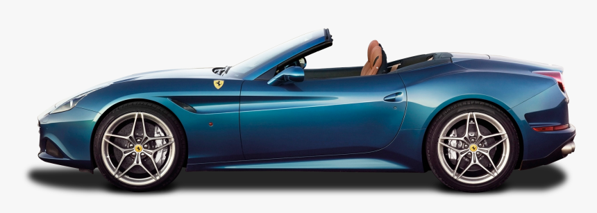 Sports Car Png Free Images - 2015 Ferrari California T Blue, Transparent Png, Free Download