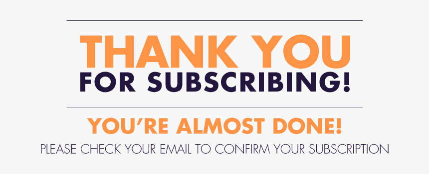 Thanks For Your Subscribe, HD Png Download - kindpng