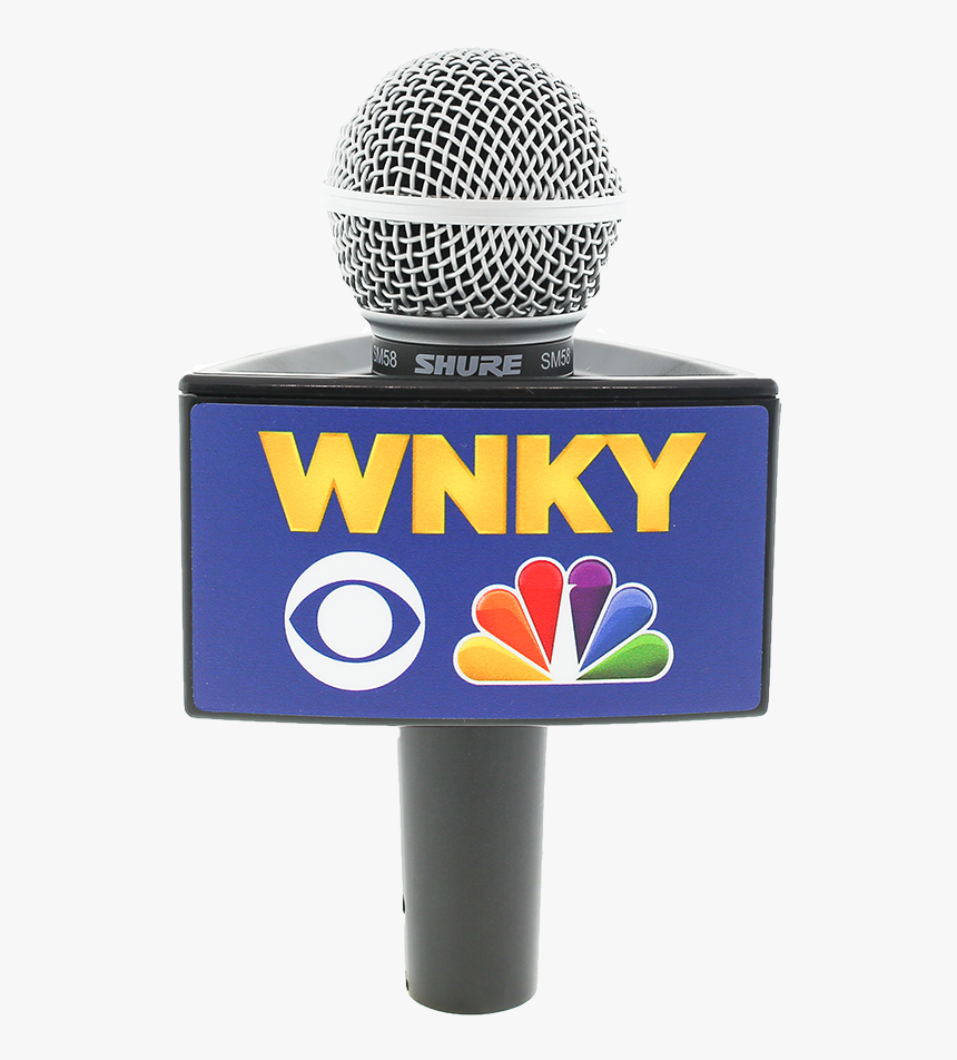 Wnky News Black Rycote Triangle Mic Flag - News Mic Logo Png, Transparent Png, Free Download