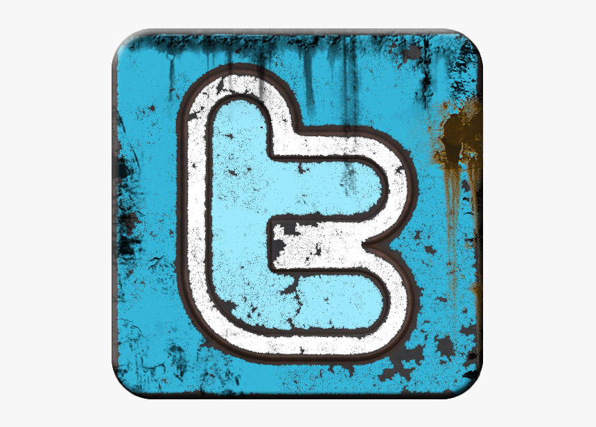 Grunge Twitter Icon, HD Png Download, Free Download