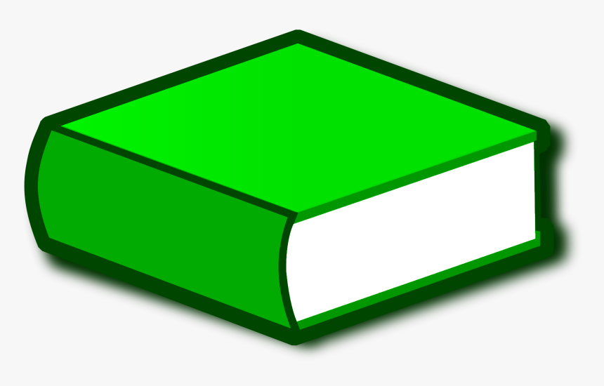 1 Book Green - Green Book With Transparent Background, HD Png Download, Free Download