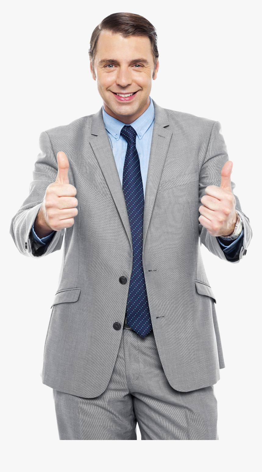 Men Pointing Thumbs Up Png Image, Transparent Png, Free Download