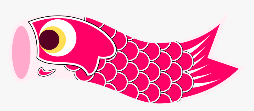 Koinobori Red Clip Arts - Koinobori Clipart, HD Png Download, Free Download