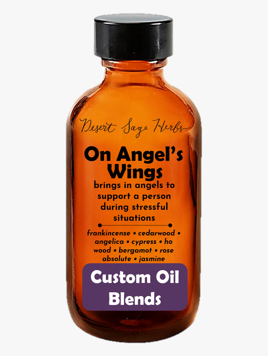 On Angels Wings - Glass Bottle, HD Png Download, Free Download