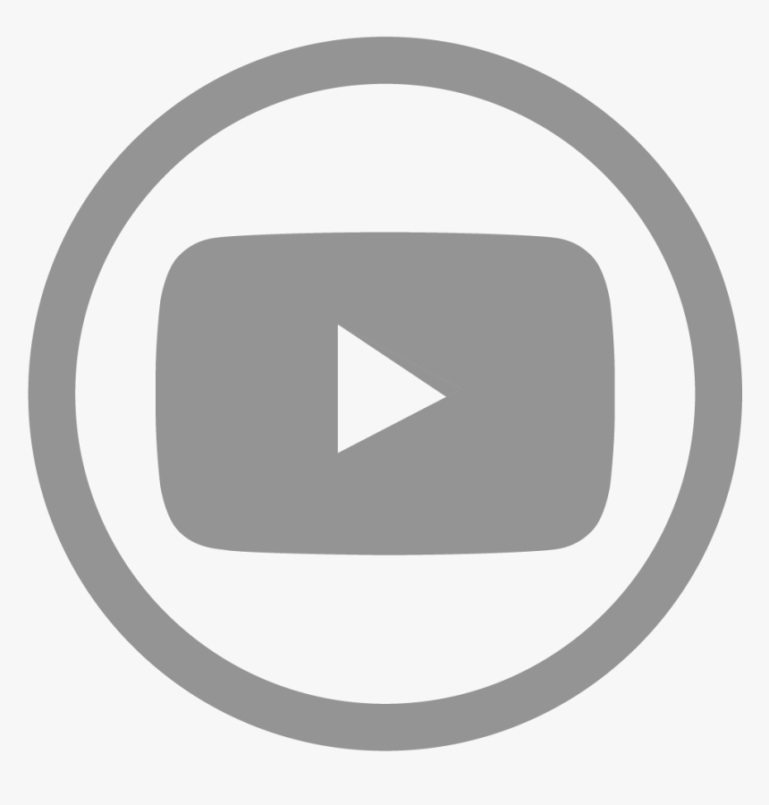Youtube Icon Grey Png Png Download Circle Transparent Png Kindpng