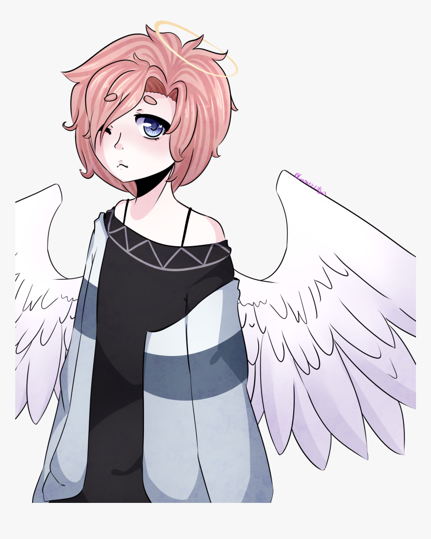 Angel Boy By Lunaticlily13 - Cute Angel Anime Girl, HD Png Download, Free Download