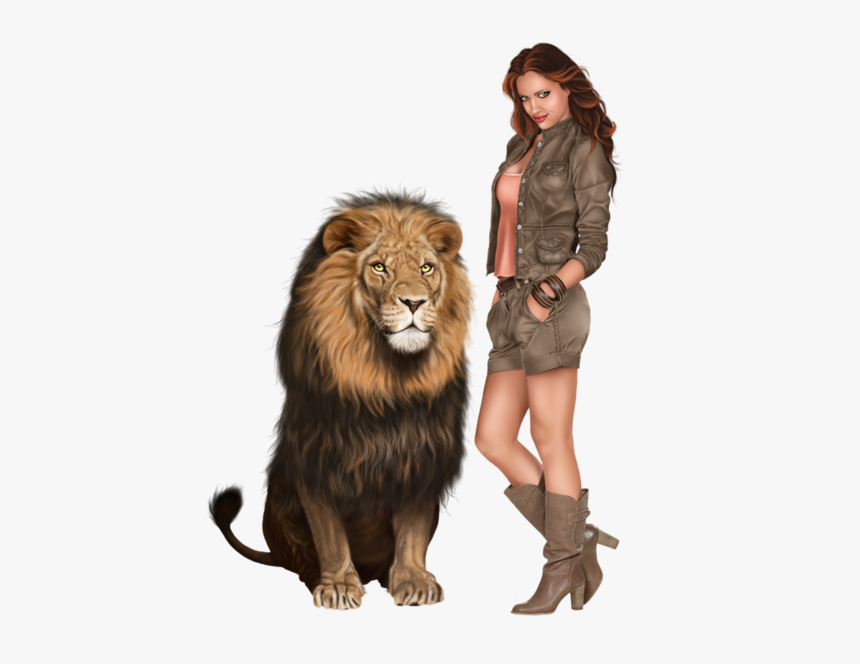 Hd Lion Photoshop Backgrounds, HD Png Download, Free Download