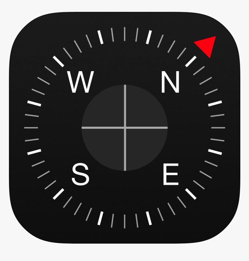 Compass Icon - Ios Compass App Icon, HD Png Download - Kindpng