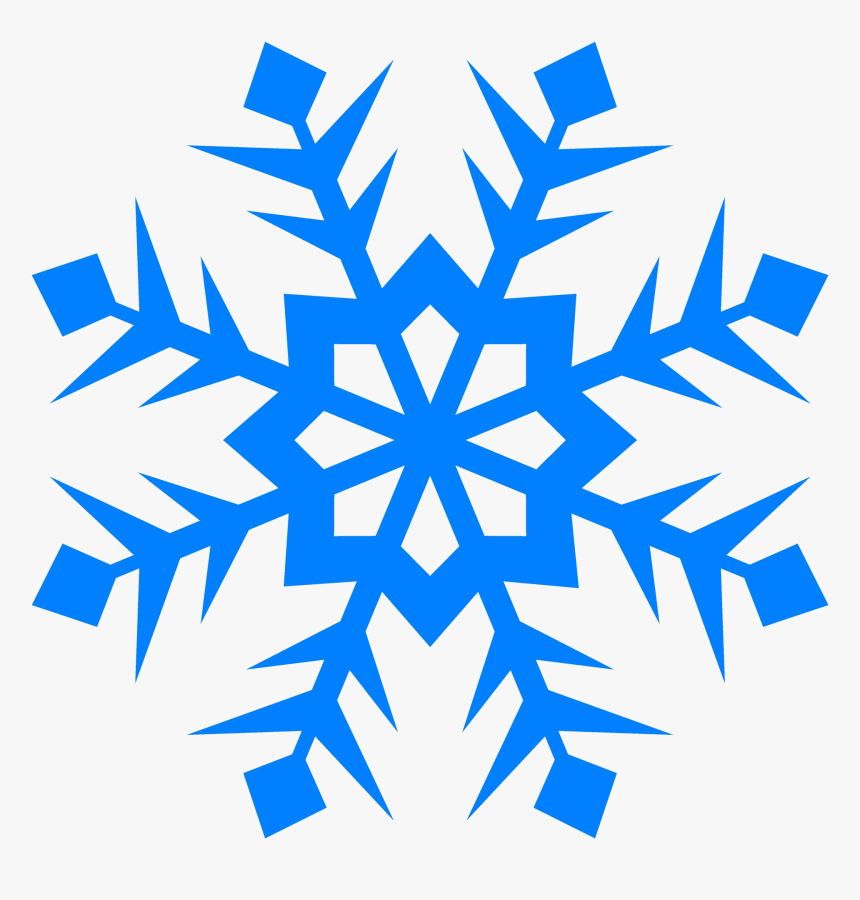 Snowflakes Png - Blue Snowflake Png Clipart, Transparent Png, Free Download