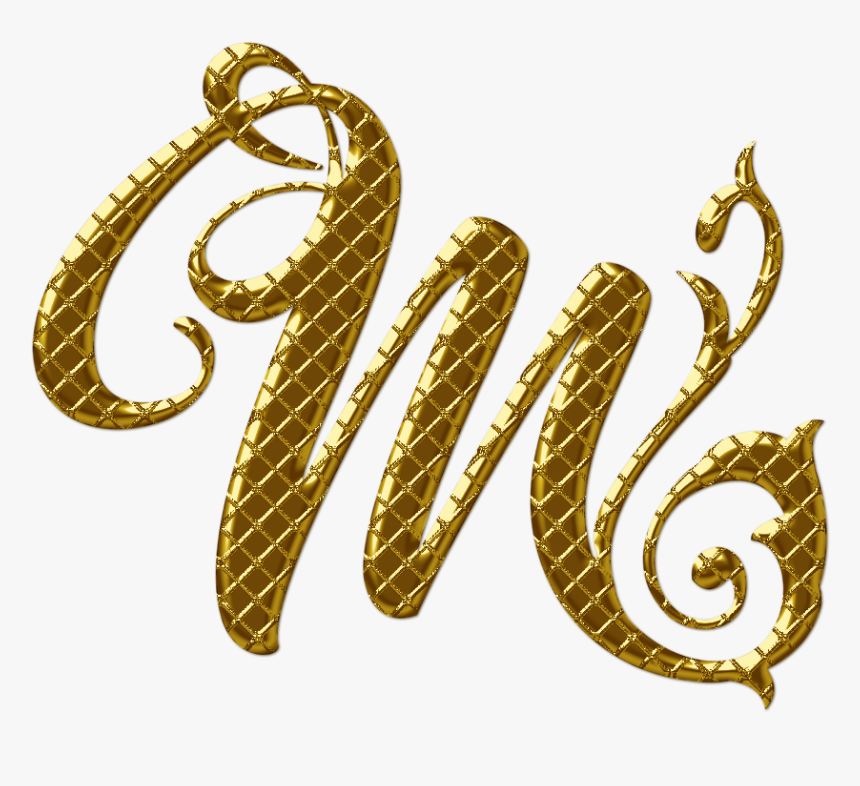 M Logo Wallpaper - Gold M Logo Design, HD Png Download, Free Download