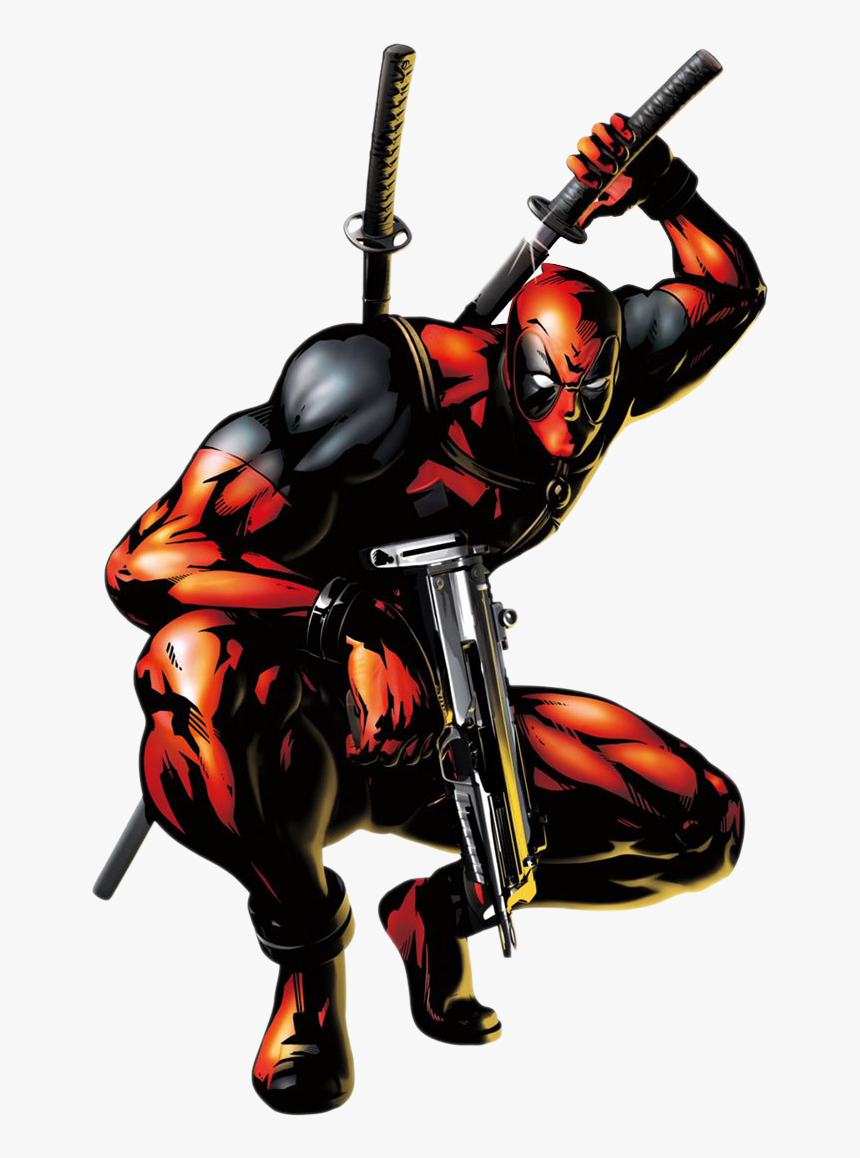 Deadpool Comic Transparent Background - Deadpool Marvel Vs Capcom 3, HD Png Download, Free Download