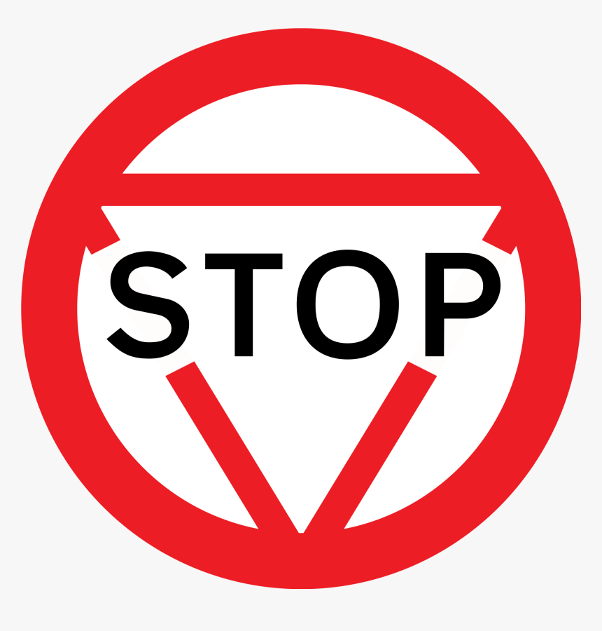 Transparent Stop Sign Png - Stop Sign Uk Highway Code, Png Download, Free Download