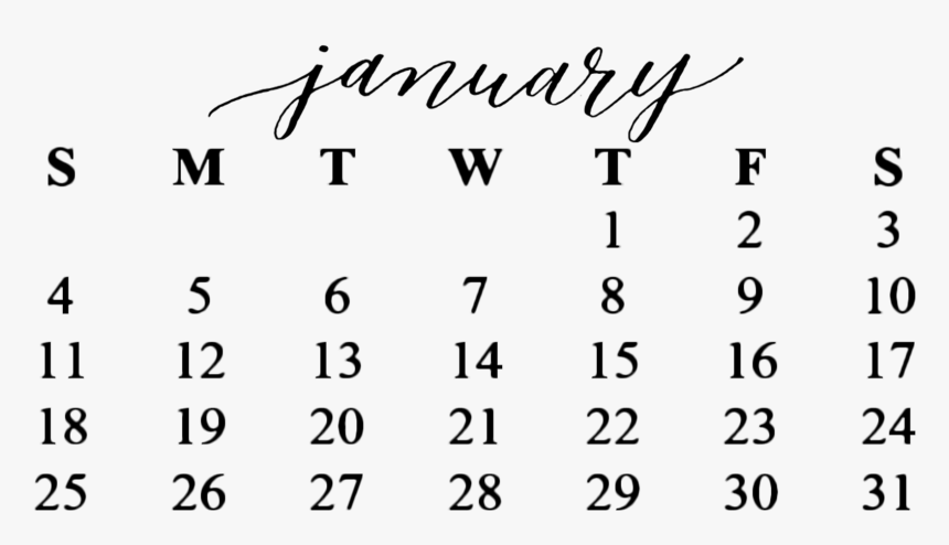 Calendar Png Transparent Picture - Calendar 2019 Transparent Png, Png Download, Free Download