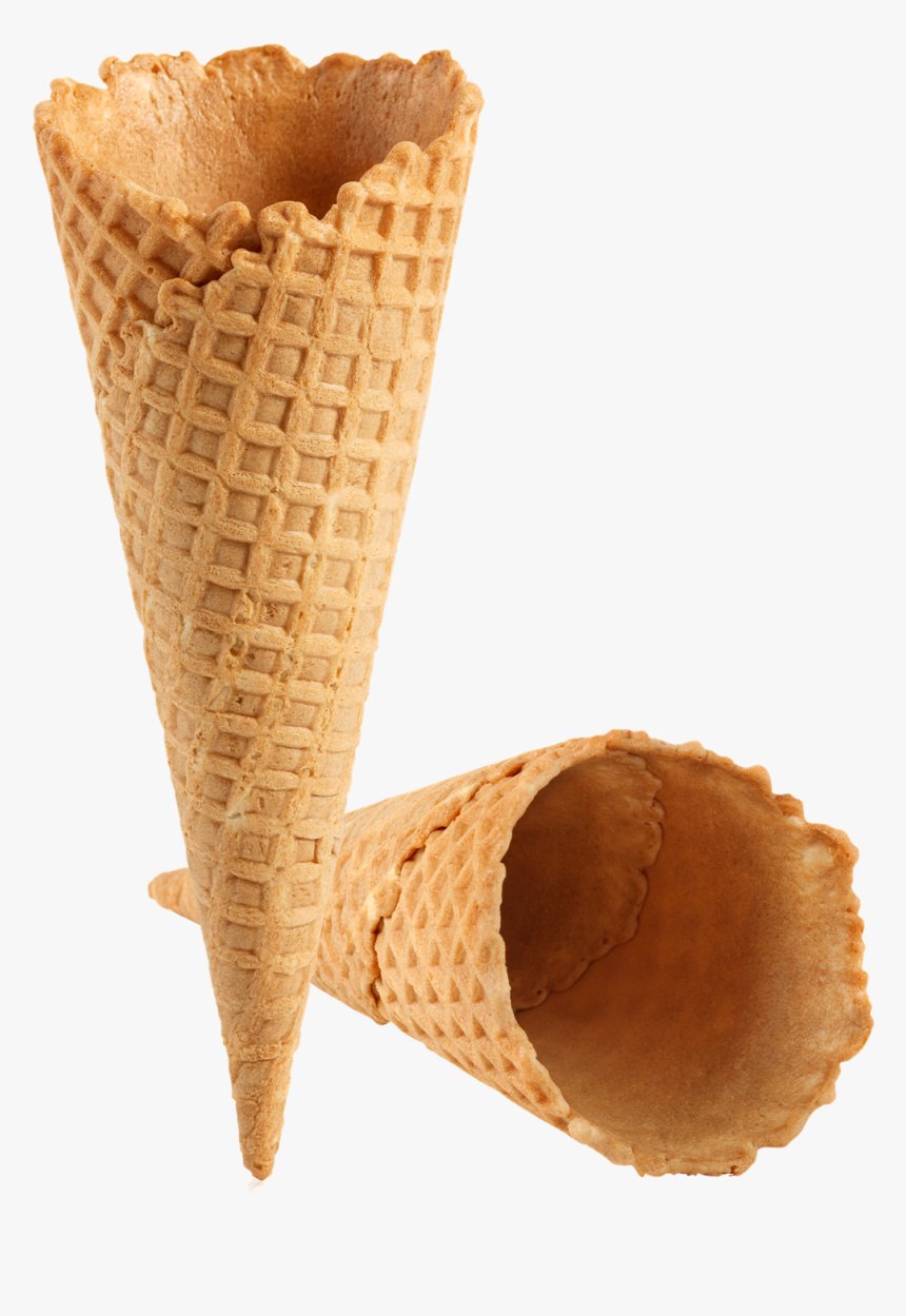 Wafer Ice Cream Png Transparent Image - Ice Cream Cone Transparent Png, Png Download, Free Download