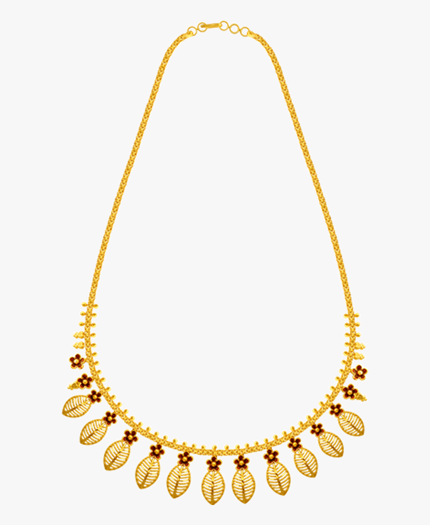 22k Yellow Gold Necklace - Necklace Pc Chandra Jewellers, HD Png Download, Free Download