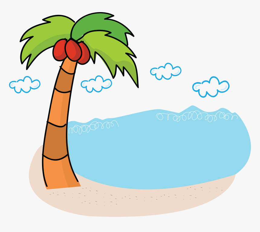 Free Clipart Of A Palm Tree And Beach - Jw Love Never Fails, HD Png Download, Free Download