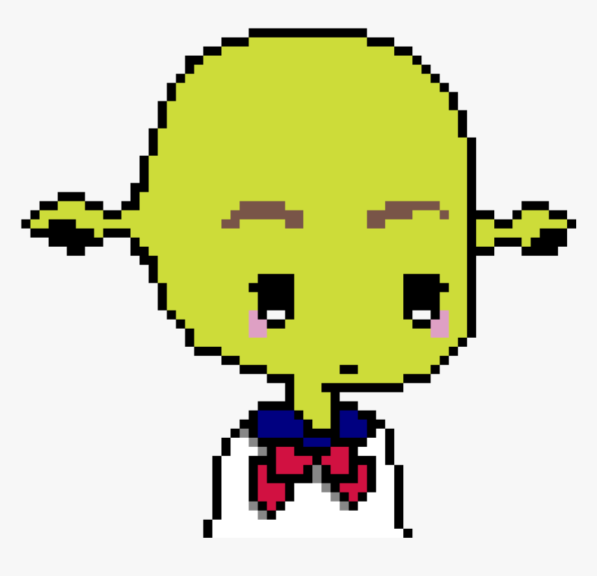 Is Shrek School Girl - Pixel Art Girl Base, HD Png Download, Free Download