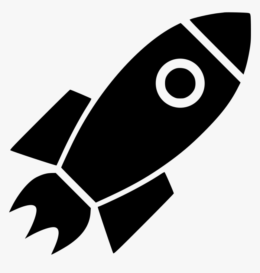 Rocket - White Launch Icon Png, Transparent Png - kindpng