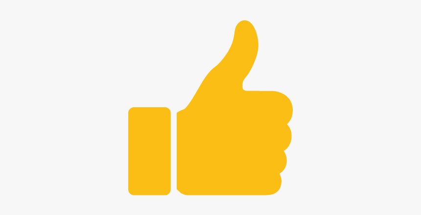 Yellow Like Icon Png, Transparent Png, Free Download