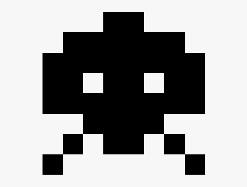 Space Invaders Alien Png Transparent Image - Alien From Space Invaders, Png Download, Free Download
