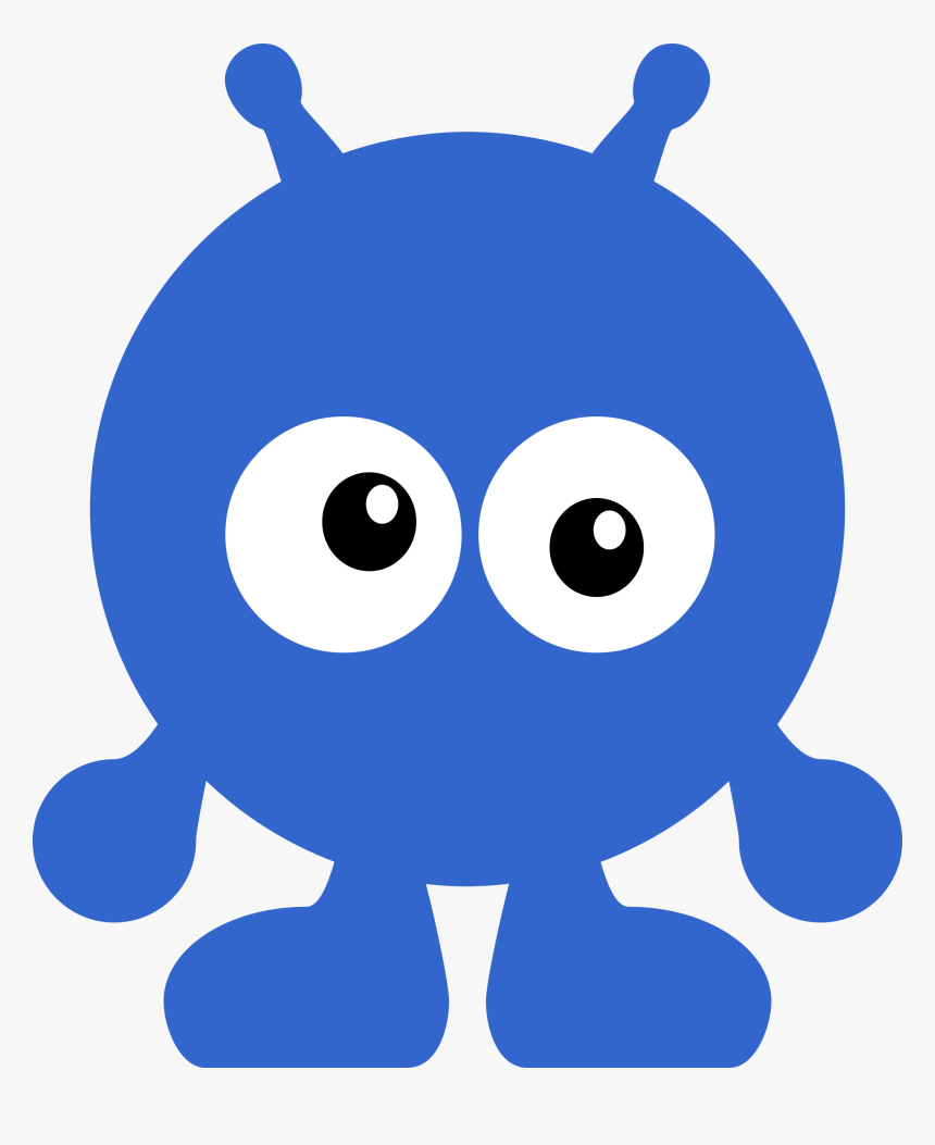 Transparent Alien Clipart - Alien Blue Clipart, HD Png Download, Free Download