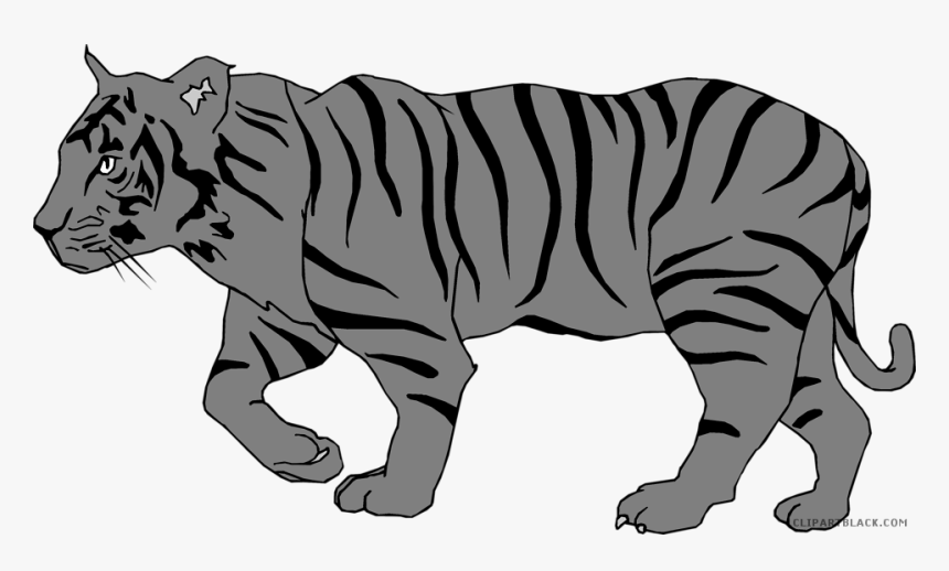 Animal Free Black Images Clipartblack - Tiger Clipart Png, Transparent Png, Free Download