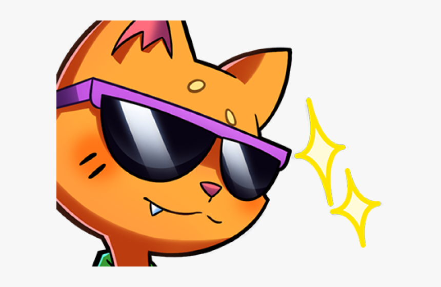 Sunglasses Emoji Clipart Discord - Cartoon, HD Png Download, Free Download