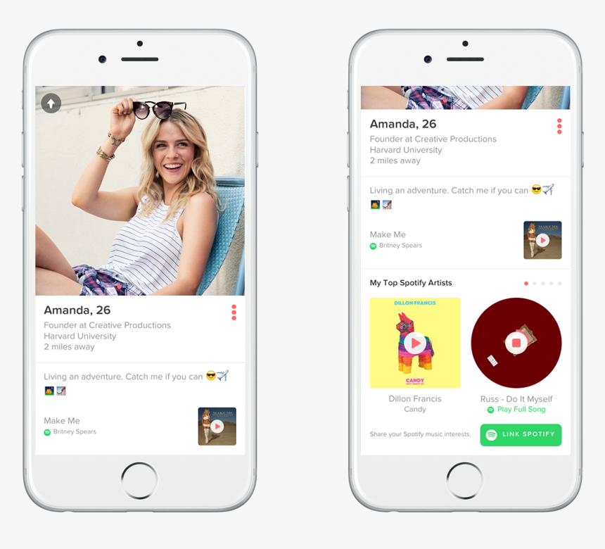 Tinder Spotify, HD Png Download, Free Download