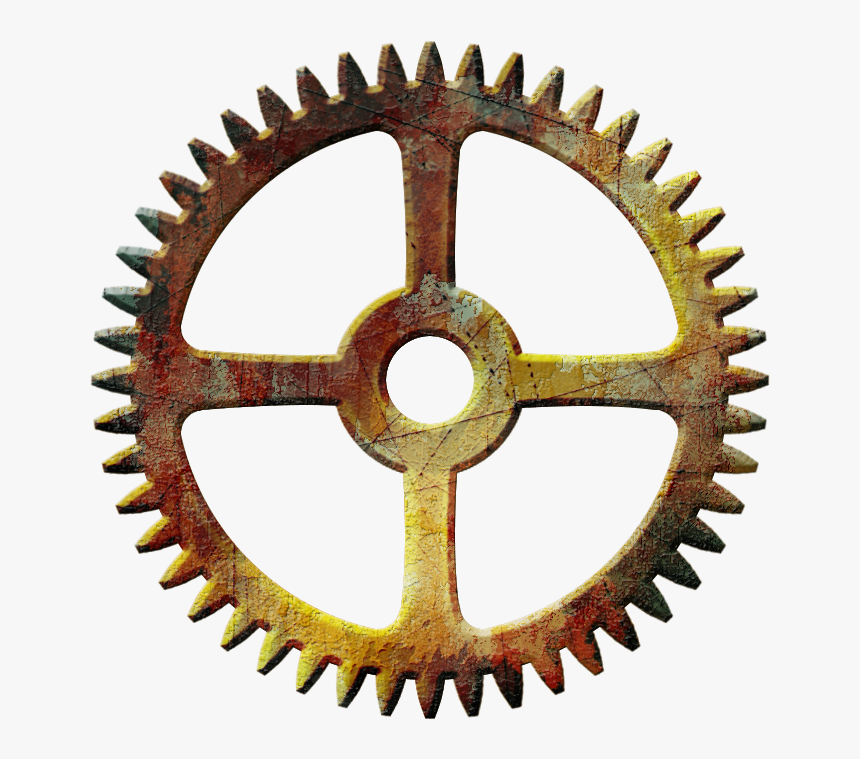 Steampunk Gear Transparent Png - Transparent Background 3d Gear Png, Png Download, Free Download