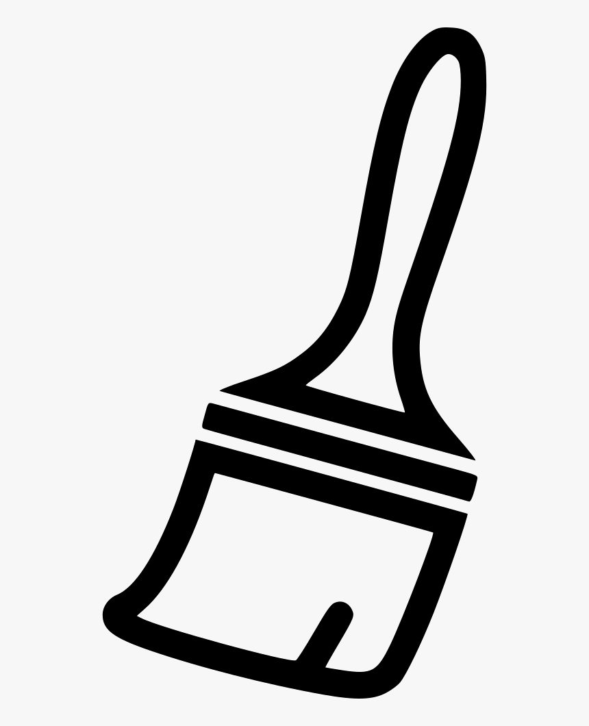 Large Paint Brush - Paint Brush Icon Png, Transparent Png, Free Download