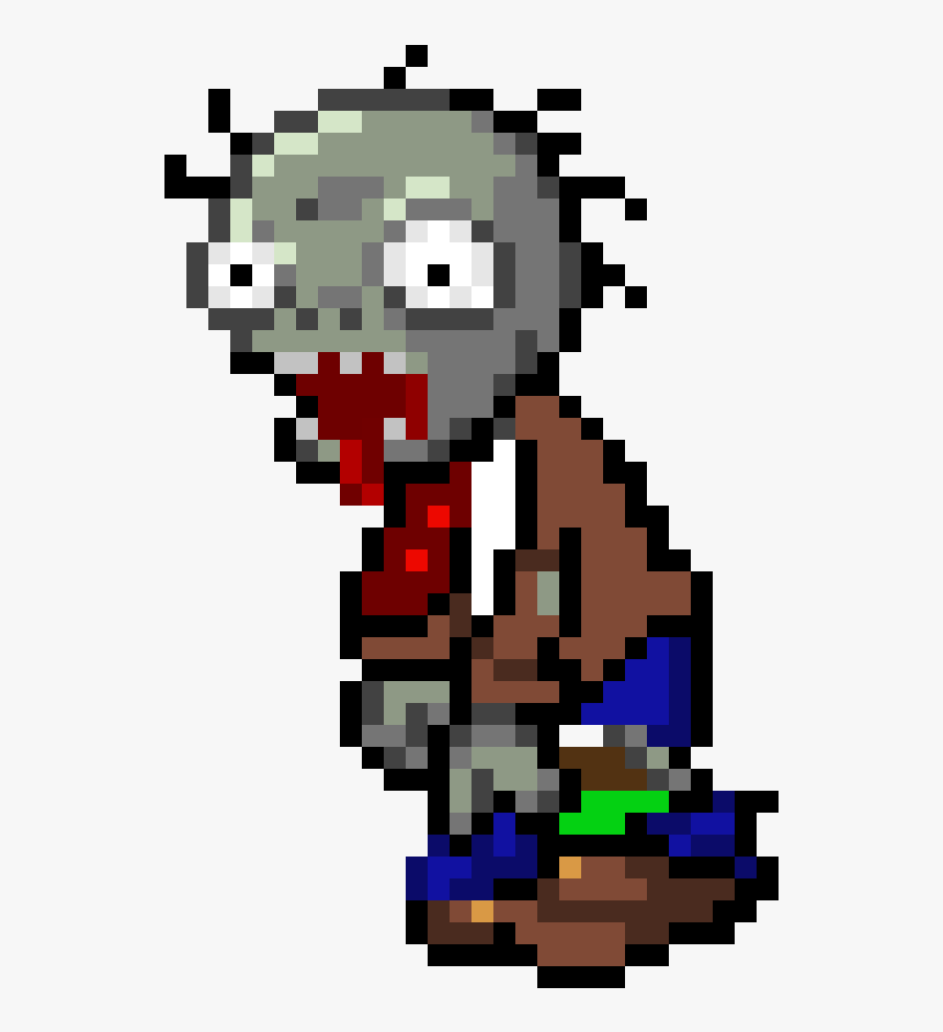 PvZ Zombie Pixel Art
