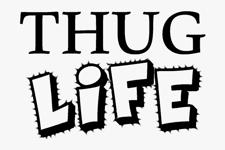 Thug Life Text Transparent Background - Parallel, HD Png Download, Free Download