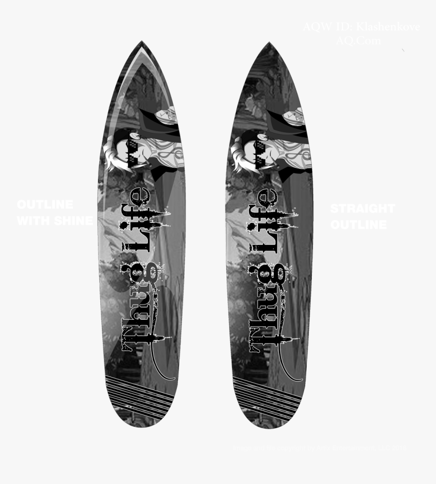 Transparent Thug Life Png - Surfboard, Png Download, Free Download