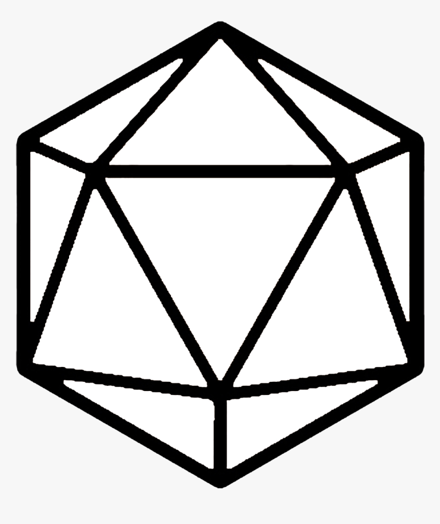 Transparent D20 Clipart 20 Sided Dice Png Png Download Kindpng