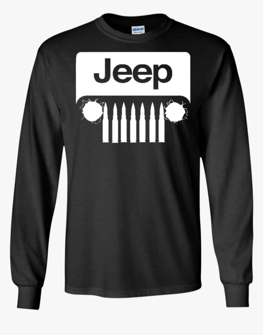 Jeep Grill Ar15 Bullet Holes Wrangler Windshield Ls/hoodie/sweatshirt - Gucci Rabbit T Shirt, HD Png Download, Free Download