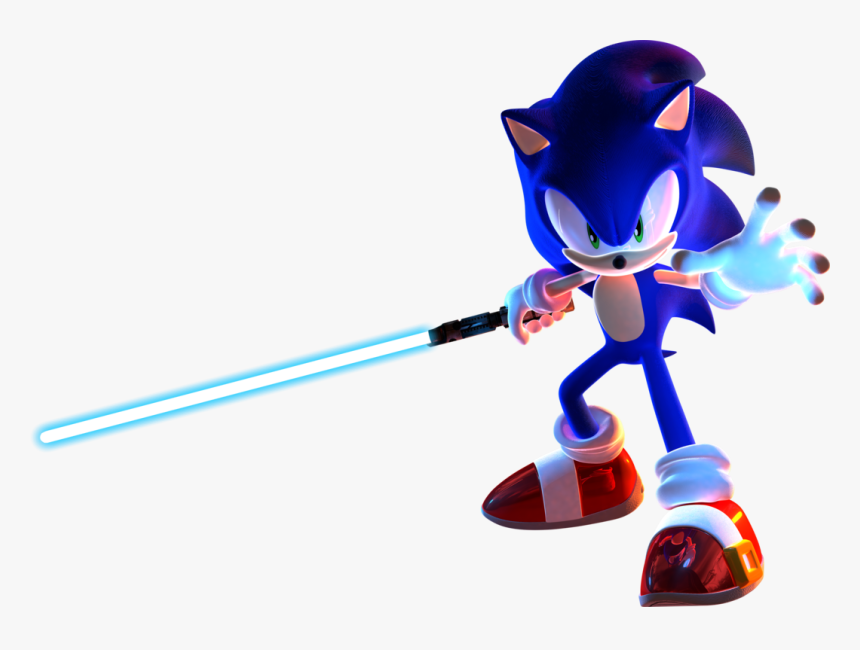 Sonic The Hedgehog Star Wars Jedi Knight - Sonic The Hedgehog Jedi, HD Png Download, Free Download