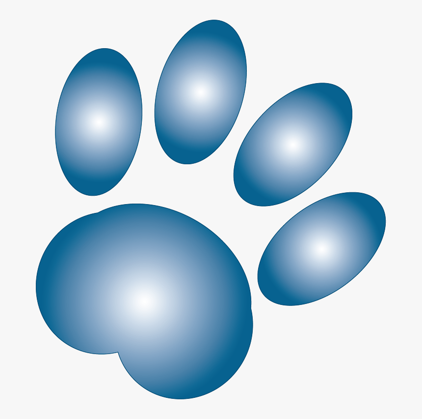 Bluehound Custom Tees Paw Print - Circle, HD Png Download, Free Download