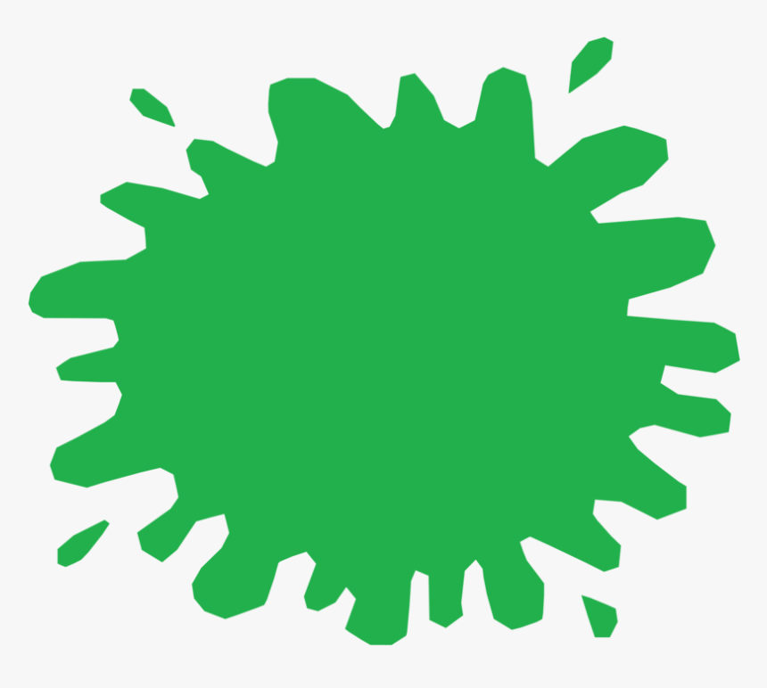 Green Shapes Splat Png - Shapes Png, Transparent Png, Free Download