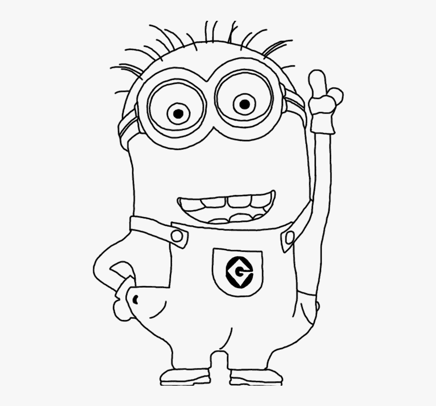 Download Free Coloring Pages Of Jerry The Minion Printable Coloring Pages Minion Hd Png Download Kindpng
