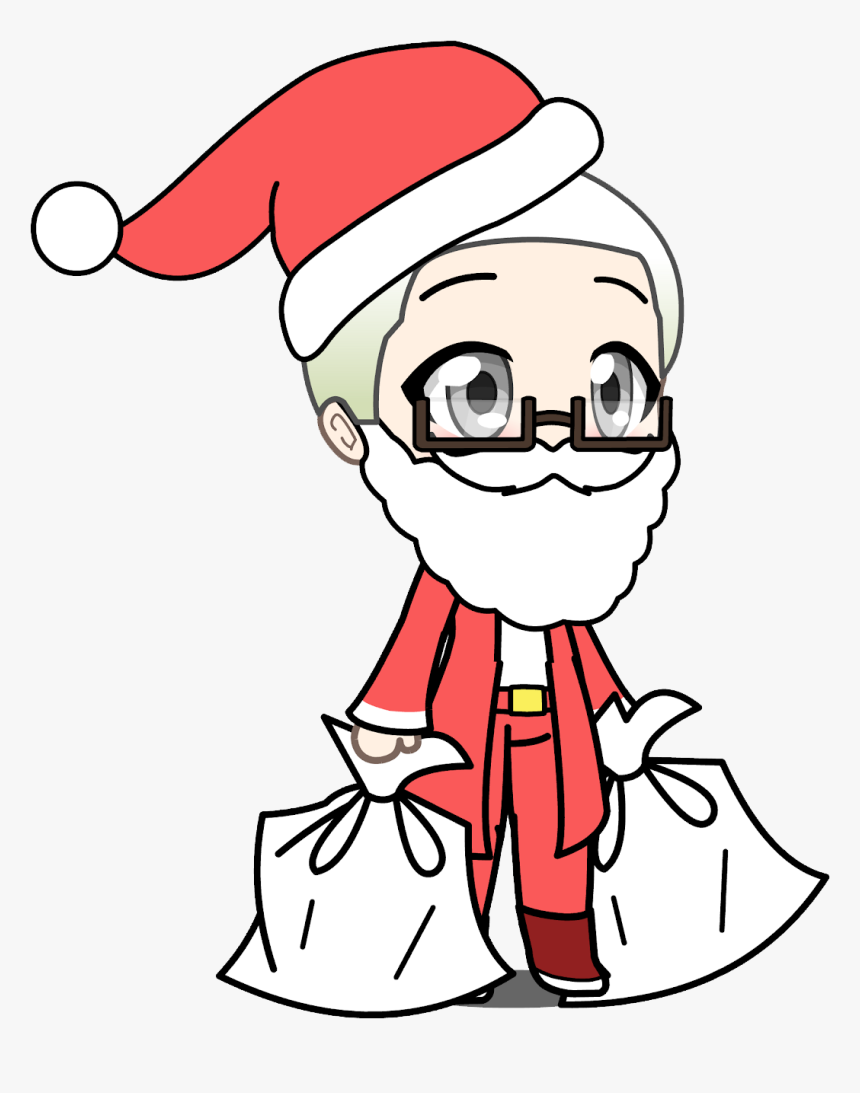 Santa Claus Gacha Life Hd Png Download Kindpng